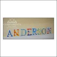 hand painted letters anderson
